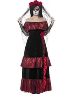Ladies Day Of The Dead Bride Costume