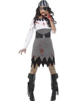 Zombie Pirate Lady Costume