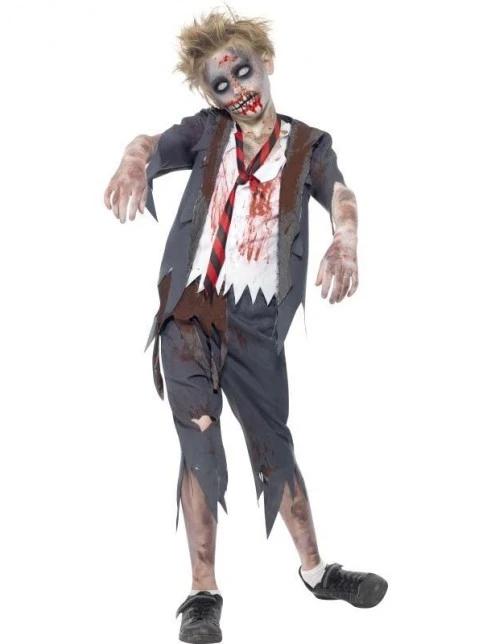 Zombie School Boy Costume 1 Zombie School Boy Costume