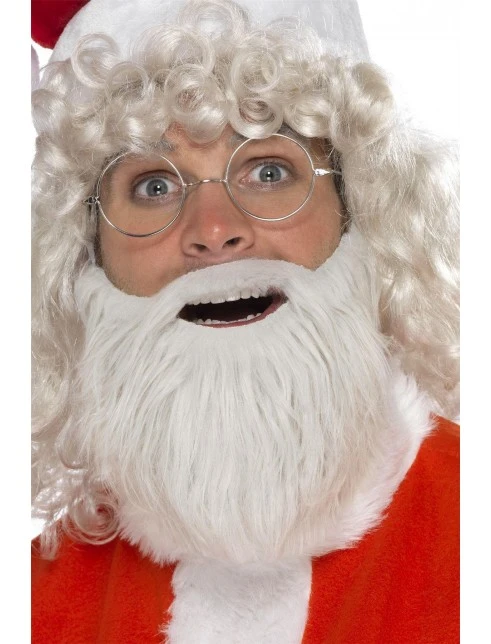 Santa Beard Faux Fur Pearl 1 Santa Beard Faux Fur Pearl