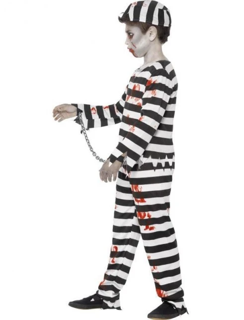Boys Zombie Convict Costume 3 Boys Zombie Convict Costume - Image 3