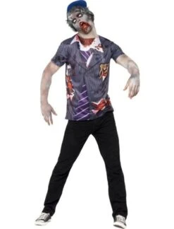 Mens Zombie School Boy Costume