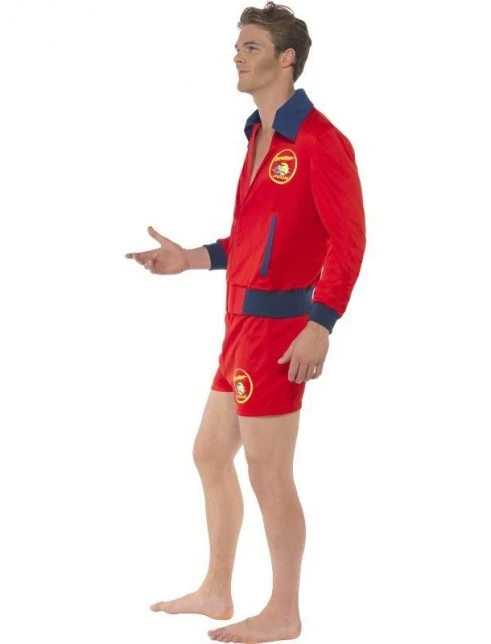 Men's Baywatch Lifeguard Costume For Adults - Medium 38 - 40 2 Men's Baywatch Lifeguard Costume For Adults - Medium 38 - 40 - Image 2