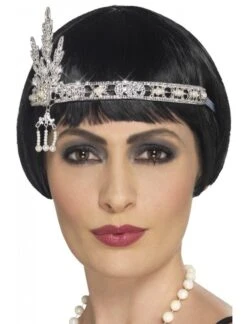 Silver Flapper Jewel Headband
