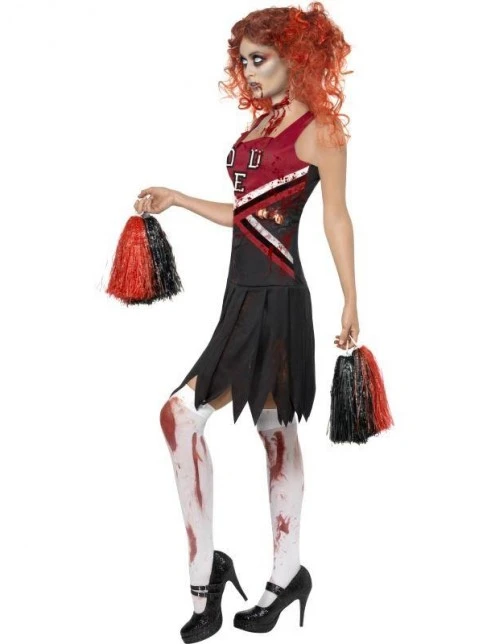 High School Horror Cheerleader Costume 2 High School Horror Cheerleader Costume - Image 2