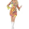 Fever 60's Flower Power Costume