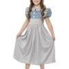 Grey Victorian School Girl Costume