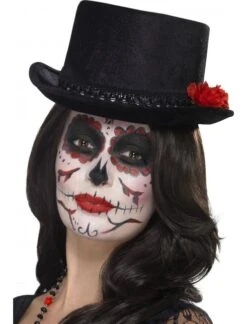 Day Of The Dead Top Hat