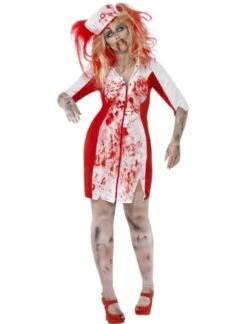 Ladies Curves Zombie Nurse Costume