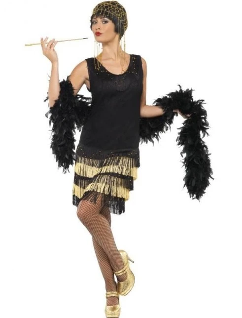 1920's Fringed Flapper Costume 1 1920's Fringed Flapper Costume