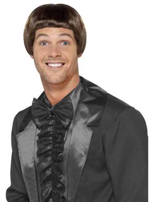 Mens 90's Bowl Cut Wig 1 Mens 90's Bowl Cut Wig