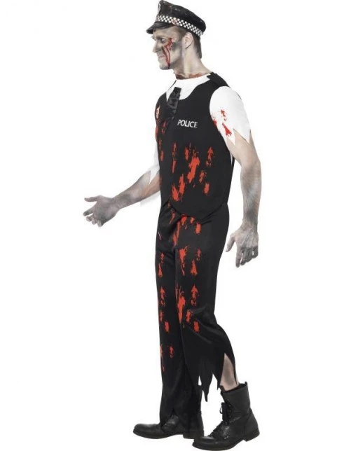 Zombie Policeman Costume 3 Zombie Policeman Costume - Image 3