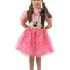 Girls Minnie Mouse Pink Puffball Costume