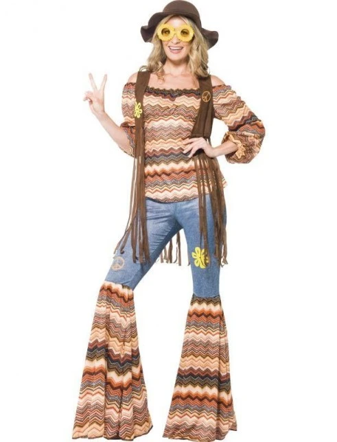Ladies Harmony Hippie Costume 1 Ladies Harmony Hippie Costume