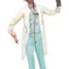 Zombie Doctor Costume, White And Green