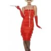 Long Red Flapper Costume