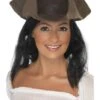 Leather Look Pirate Hat