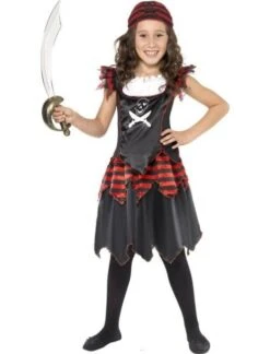 Pirate Skull And Crossbones Girl Costume