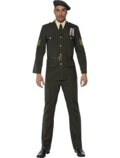 Mens Wartime Officer Costume