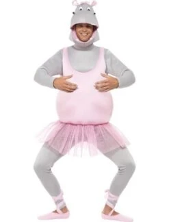 Ballerina Hippo Costume, Foam Bonded