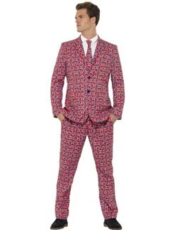 Mens Union Jack Suit Costume