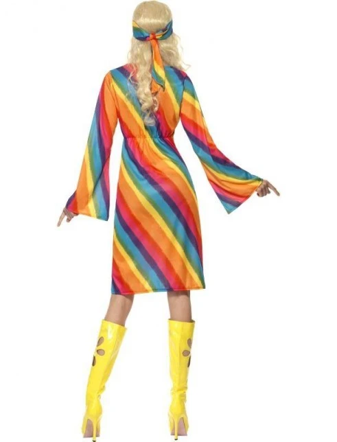 Rainbow Hippie Costume 2 Rainbow Hippie Costume - Image 2
