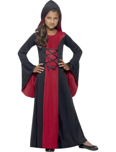 Hooded Vamp Robe Costume 1 Hooded Vamp Robe Costume