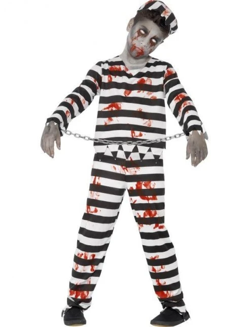 Boys Zombie Convict Costume 1 Boys Zombie Convict Costume