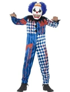 Boys Deluxe Sinister Clown Costume