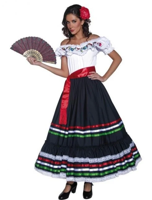 Authentic Western Sexy Senorita Costume 1 Authentic Western Sexy Senorita Costume