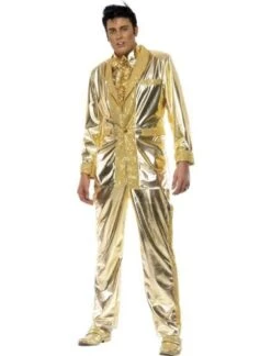 Men's Gold Elvis Costume