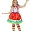 Girls Deluxe Clown Girl Costume