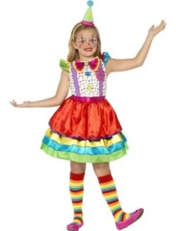 Girls Deluxe Clown Girl Costume