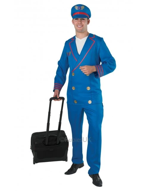 Mens Adult Pilot Costume 1 Mens Adult Pilot Costume
