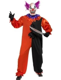 Cirque Sinister Scary Bo Bo The Clown Costume