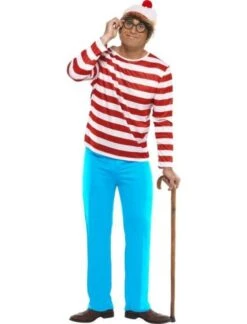 Mens Where's Wally? Costume