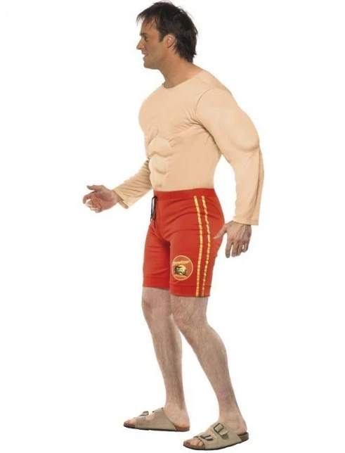 Mens Baywatch Lifeguard Costume 2 Mens Baywatch Lifeguard Costume - Image 2