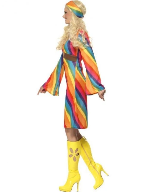 Rainbow Hippie Costume 3 Rainbow Hippie Costume - Image 3