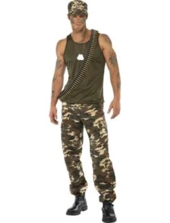 Khaki Camo Costume, Male