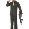 Gold Pinstripe Gangster Costume