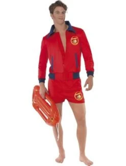Men's Baywatch Lifeguard Costume For Adults - Medium 38 - 40