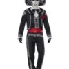 Mens Day Of The Dead Se±or Bones Costume