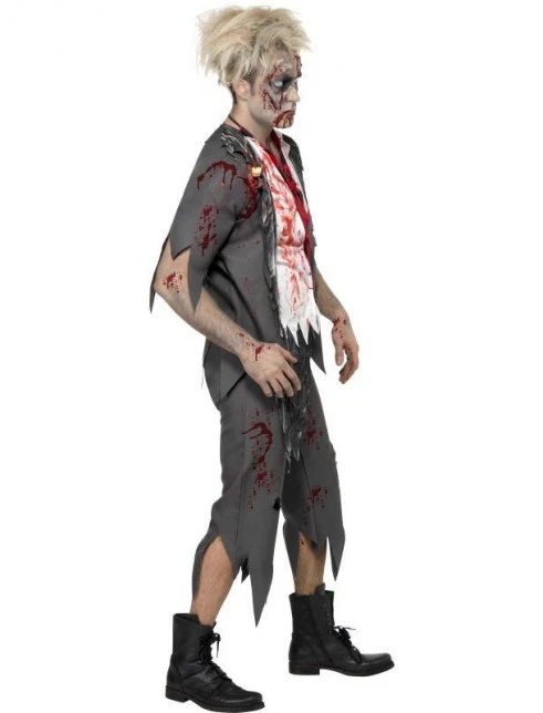 High School Horror Zombie Schoolboy Costume 3 High School Horror Zombie Schoolboy Costume - Image 3