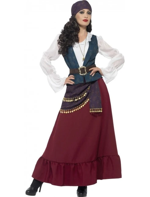 Deluxe Pirate Buccaneer Beauty Costume 1 Deluxe Pirate Buccaneer Beauty Costume