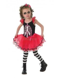 Girls Skull Tutu Costume