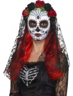 Day Of The Dead Senorita Mask Full Face